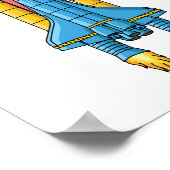 Poster Illustration d'un vaisseau de fusées (Coin)