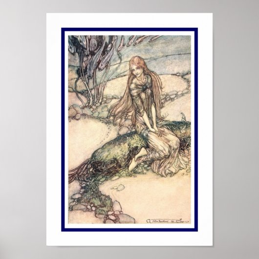 Poster Illustration d'Undine, 1909. (Devant)