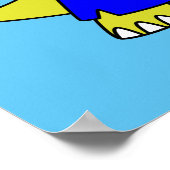 Poster Illustration D'Une Boxe De Spinosaurus. (Coin)