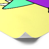 Poster Illustration D'Une Infirmière Stegosaurus. (Coin)