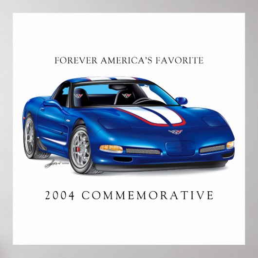 Poster Illustration élégante d'une vitrine commémorative (Devant)