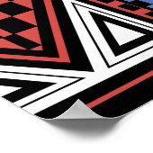 Poster Illustration ethnique des Amérindiens (Coin)