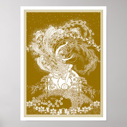 Poster Illustration fée par Dorothy Lathrop (Devant)