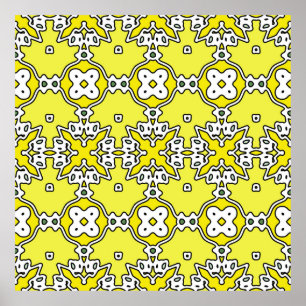 Poster Illustration géométrique Abstraite. Motif. La fin