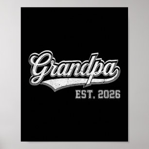 Poster Illustration Grand-père promu homme depuis 2026