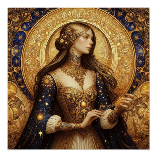 Poster Illustration Imaginaire de princesse (Devant)