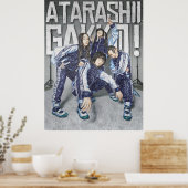 Poster Illustration inspirée d'Atarashii Gakko (Cuisine)