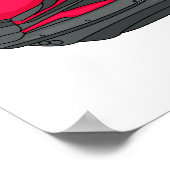 Poster Illustration Jet ski (Coin)