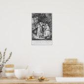 Poster Illustration 'Les douleurs de Werther' par (Cuisine)