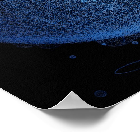 Poster Illustration luminescente de HDL (Coin)