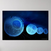 Poster Illustration luminescente de HDL (Devant)