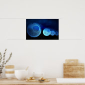 Poster Illustration luminescente de HDL (Cuisine)