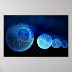 Poster Illustration luminescente de lipoprotéine lourde