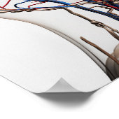 Poster Illustration Médicale Des Artères De Tête 1 (Coin)