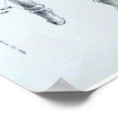 Poster Illustration Médicale des os de la main (Coin)