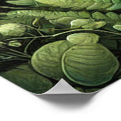 Poster Illustration Mignonne de Faon de Cerf de la Forêt (Coin)