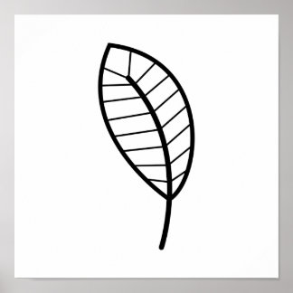 Poster Illustration minimaliste de l'art populaire scandi