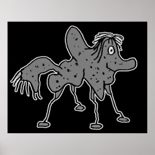 Poster Illustration Mirthful Monster