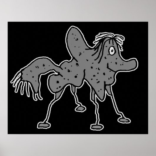 Poster Illustration Mirthful Monster (Devant)