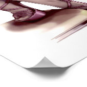 Poster Illustration moderne de la fille à la broche (Coin)