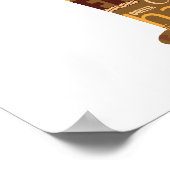 Poster Illustration moderne du café (Coin)