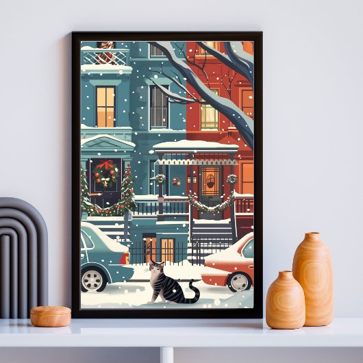 Poster Illustration New York City retro