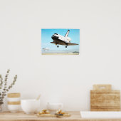 Poster Illustration numérique de Space Shuttle (Cuisine)