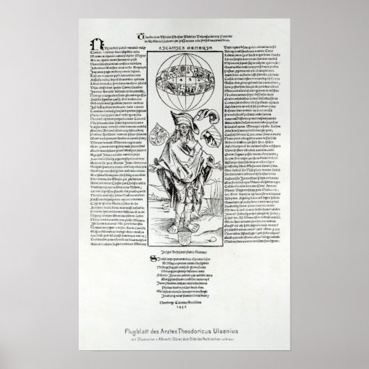 Poster Illustration of Syphilis, 1496 (Devant)