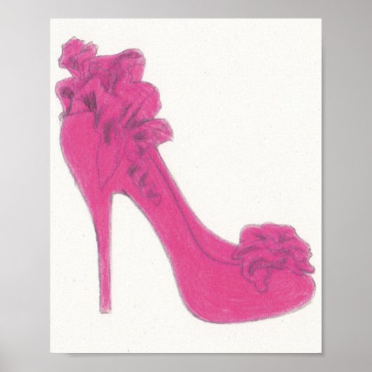 Poster Illustration originale de Christian Louboutin (Devant)