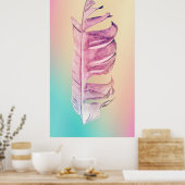 Poster Illustration originale de dessin de plumes (Cuisine)