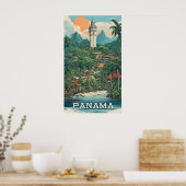 Poster Illustration Panama (Cuisine)