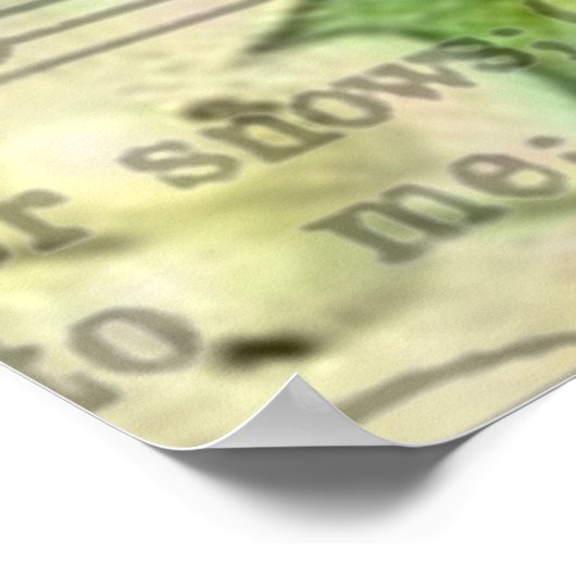 Poster Illustration Père Noël classique (Coin)