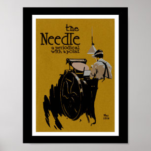 Poster Illustration périodique de l'aiguille
