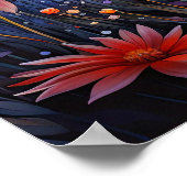 Poster Illustration pittoresque des Prairies après minuit (Coin)