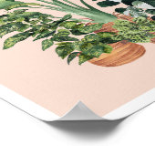 Poster Illustration Plante de la maison 4 (Coin)