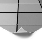 Poster Illustration polygonale grise, composée de tria (Coin)