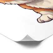 Poster Illustration pour chien de dessin (Coin)