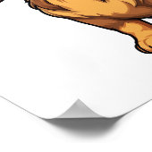 Poster Illustration pour chien de dessin (Coin)