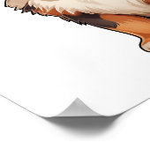 Poster Illustration pour chien de dessin (Coin)