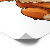 Poster Illustration pour chien de dessin (Coin)