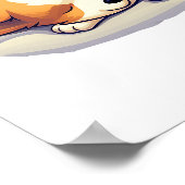 Poster Illustration pour chien de dessin (Coin)