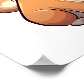 Poster Illustration pour chien de dessin (Coin)