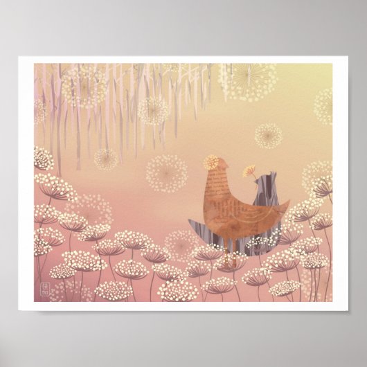 Poster Illustration Queen Anne's Sweet Memory2 Imprimer (Devant)