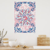 Poster Illustration Rangoli, Vie Lumineuse (Cuisine)