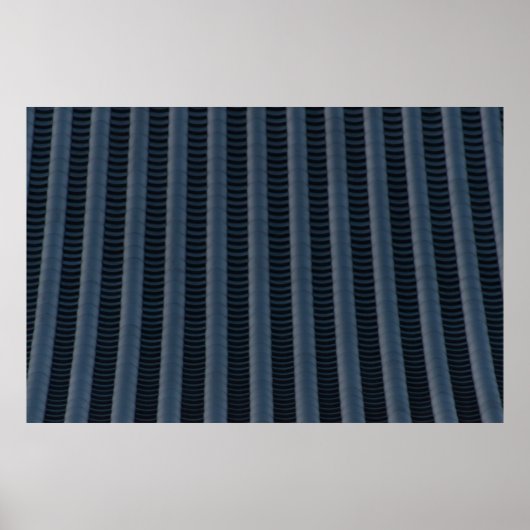 Poster Illustration rayée grise et noire (Devant)