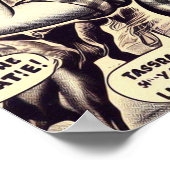 Poster Illustration Retro Country Girl (Coin)