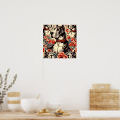 Poster Illustration Retro Great Dane (Cuisine)