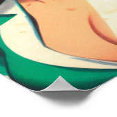 Poster Illustration Retro Nurse Girl (Coin)