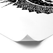 Poster Illustration Seahorse (Coin)