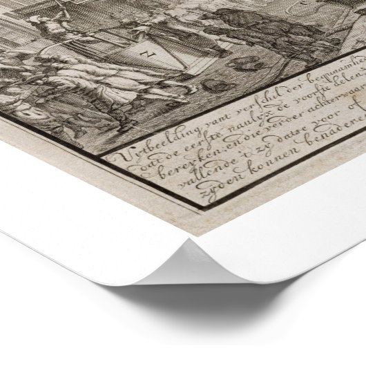 Poster Illustration showing new long fire hoses could (Coin)